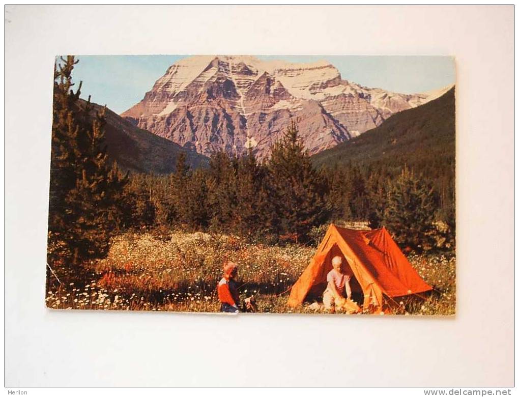 Alberta  - Jasper National Park  - Camping  -Canada  -cca 1960´s  F  D34809 - Jasper