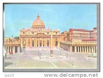 Jolie CP Italie Roma Rome Piazza S. Pietro - Labo Bellon 6 - Pub Calyptol Solutricine Médicament Pharmacie Médecine - Places & Squares