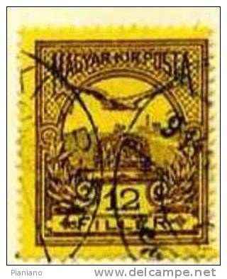 PIA - UNG - 1909-13 : Corona Di S.Stefano Ed Uccello "turul" - (Yv 95 -I) - Used Stamps