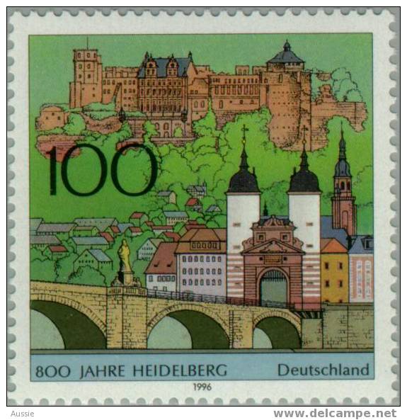 Allemagne Bund Duitsland 1996 Yvertn° 1700 *** MNH  Cote 1,5 Euro Heidelberg - Unused Stamps