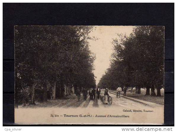 77 TOURNAN Avenue D'Armainvilliers, Animée, Ed Galand 34 Bis, 192? - Tournan En Brie