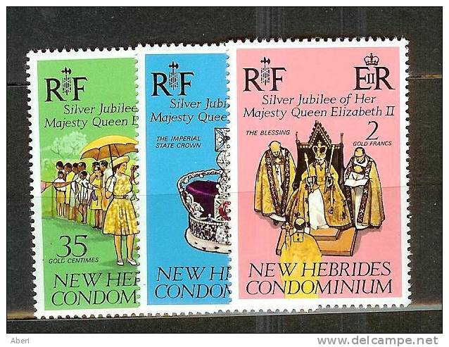 NEW HEBRIDES - POSTE 447 à 449** - QUEEN ELIZABETH II - Autres & Non Classés