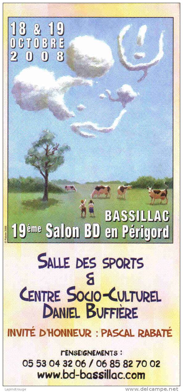 Programme RABATE Pascal Festival BD Bassillac 2008 (Les Petits Ruisseaux) - Andere & Zonder Classificatie