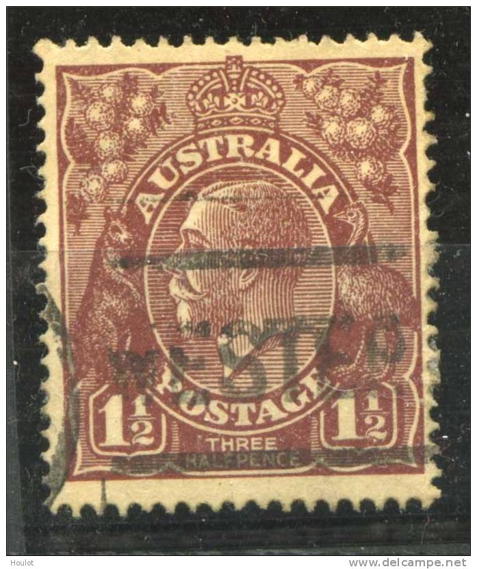 Australien Mi.N° 32 Bx ?  Gestempelt 1915, Freimarken: König Georg Platten - Type ?deshalb Der Niedrigste Wert - Usados