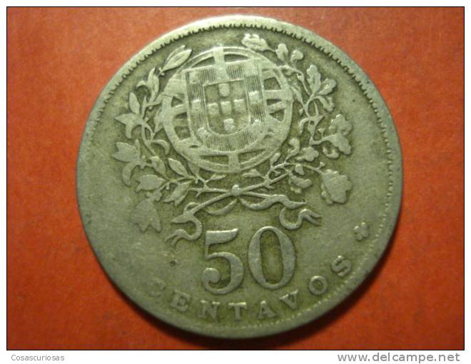 2215   PORTUGAL   50  CENTAVOS    AÑO / YEAR  1928  FINE - Portugal