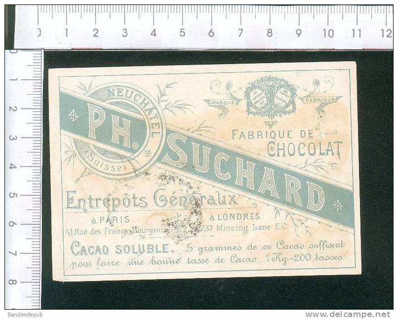 Suchard  Chromo Thème Nain  Dégustation Chocolat - Suchard