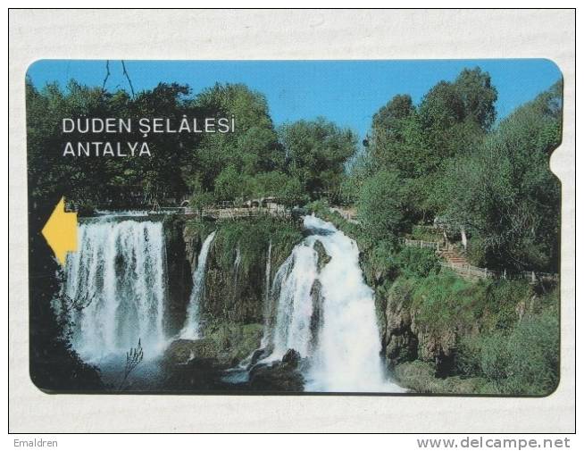 T 2. Antalya. Duden Waterfalls. 100u. - Turchia