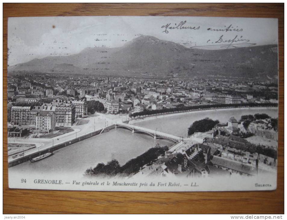 CPA Grenoble Isère 38 Rhône Alpes Vue Générale Moucherotte Fort Rabot - Grenoble