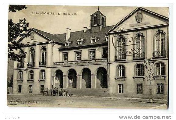 Cpa ARS SUR MOSELLE L'hotel De Ville Ed Forissier N° 750 - Ars Sur Moselle
