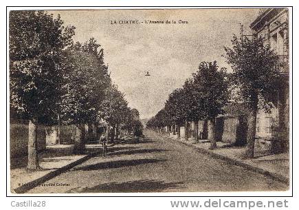 Cpa LA CHATRE - Avenue De La Gare - La Chatre