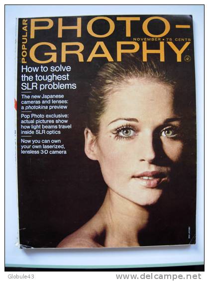 PHOTO-GRAPHY POPULAR NOVEMBRE 1970 182 Pages NOB FUKUDA: FANTASIST - Photography