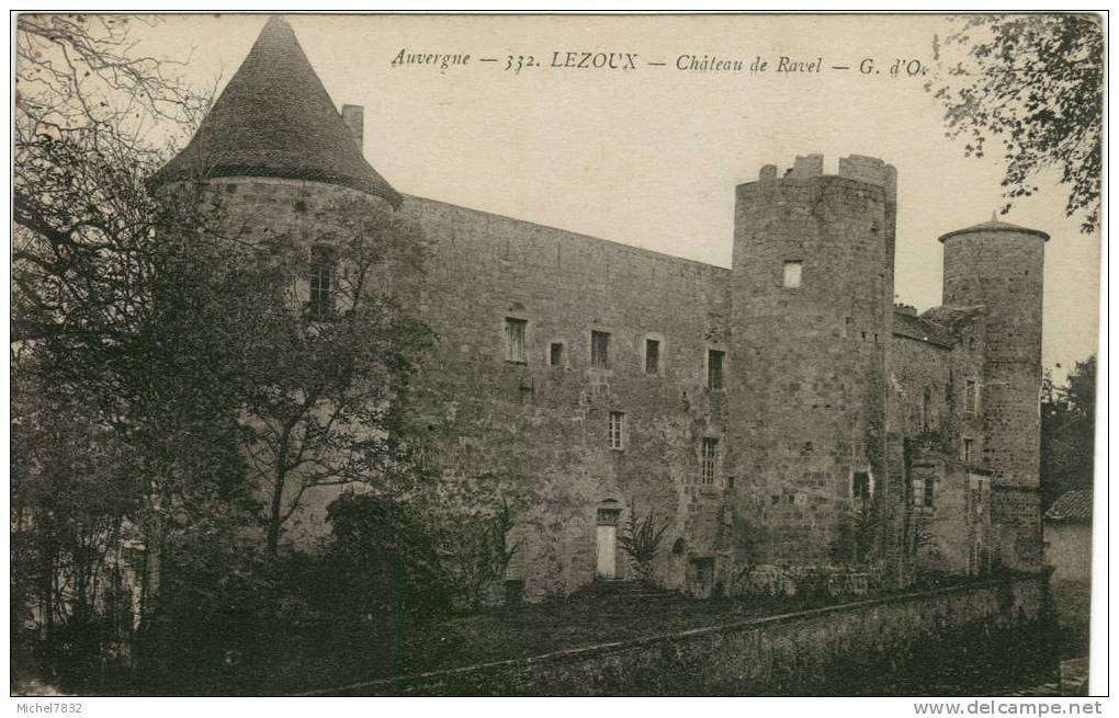 Auvergne Lezoux Château De Ravel - Lezoux