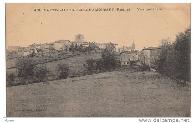 ST-LAURENT De CHAMOUSSET  Vue Générale - Saint-Laurent-de-Chamousset