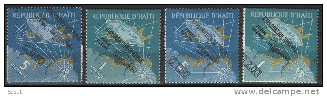 HAITI - 1962 - JOHN GLENN - YT 476/477 + PA 239/240 ** - Sud America