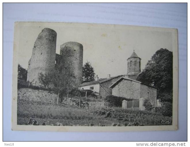 Les Tours Et L Eglise - Crocq