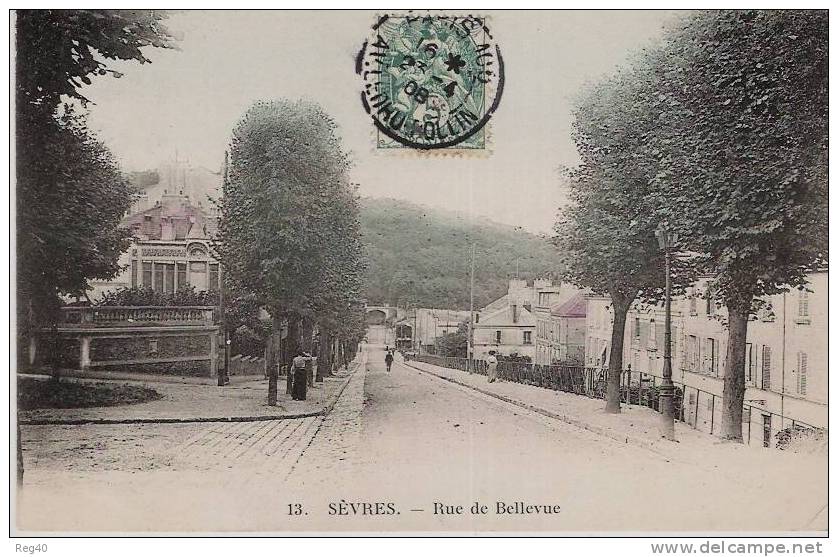 D92 - SEVRES  - Rue De Bellevue - Sevres