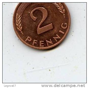 ALLEMAGNE 2 PFENNIG 1985 G - 2 Pfennig