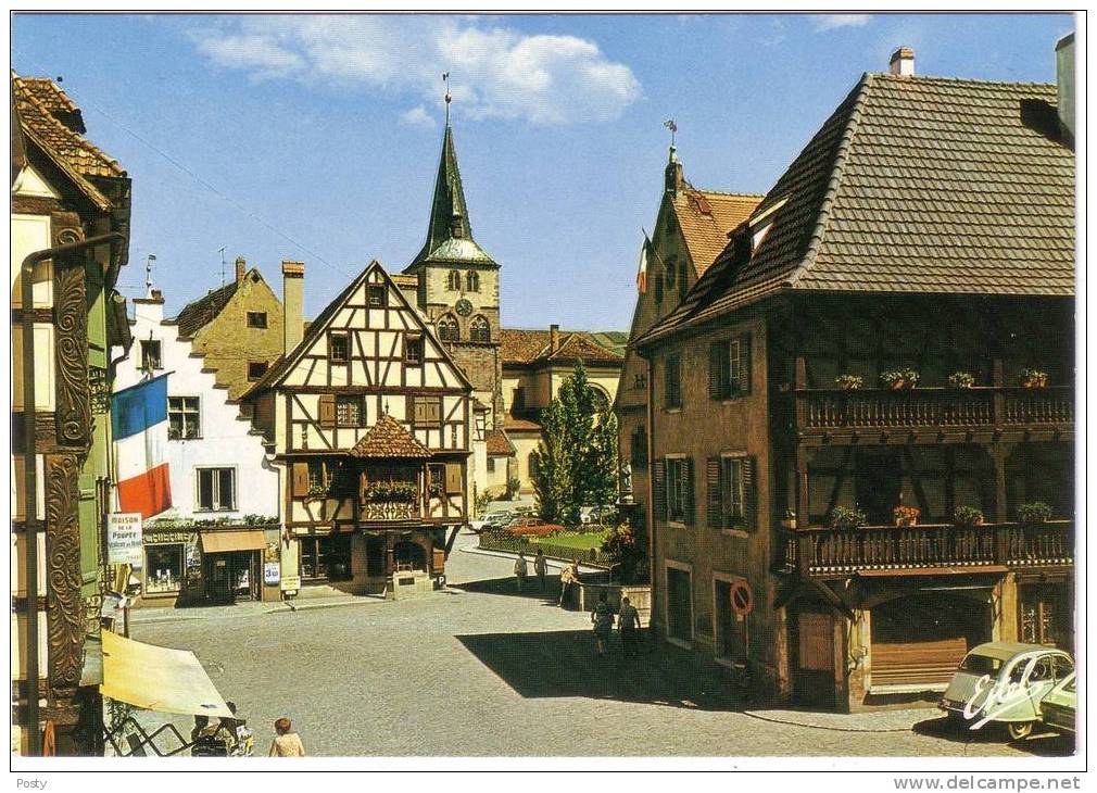 CPSM - TURCKHEIM - La Place Turenne Et Ses Maisons Anciennes - Coul - 1979 ! - - Turckheim