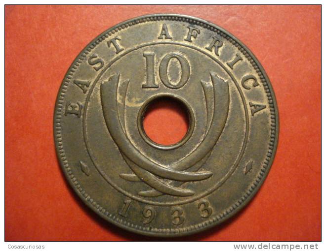 2498  EAST AFRICA UNITED KINGDOM  10 CENTS  AÑO / YEAR  1933  XF - Colonie