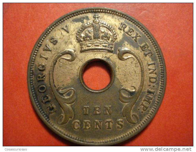 2498  EAST AFRICA UNITED KINGDOM  10 CENTS  AÑO / YEAR  1933  XF - Colonie