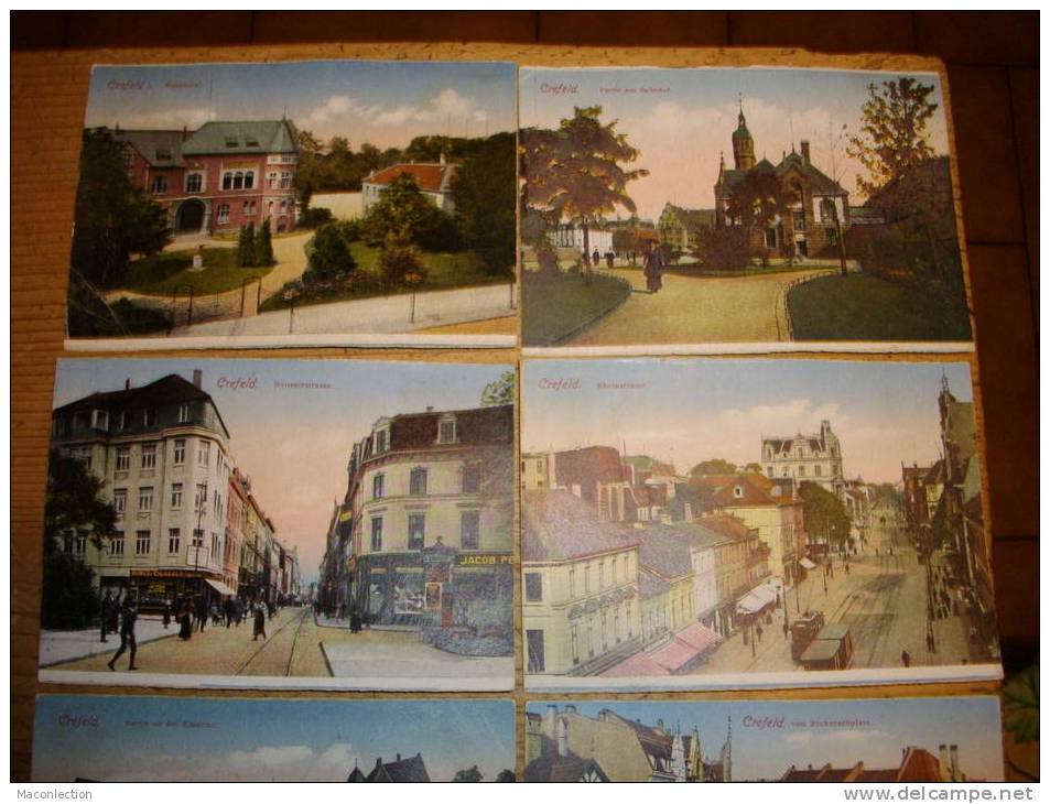 LOT 15 Cartes De Crefeld ( Not All In Good Condition - Krefeld