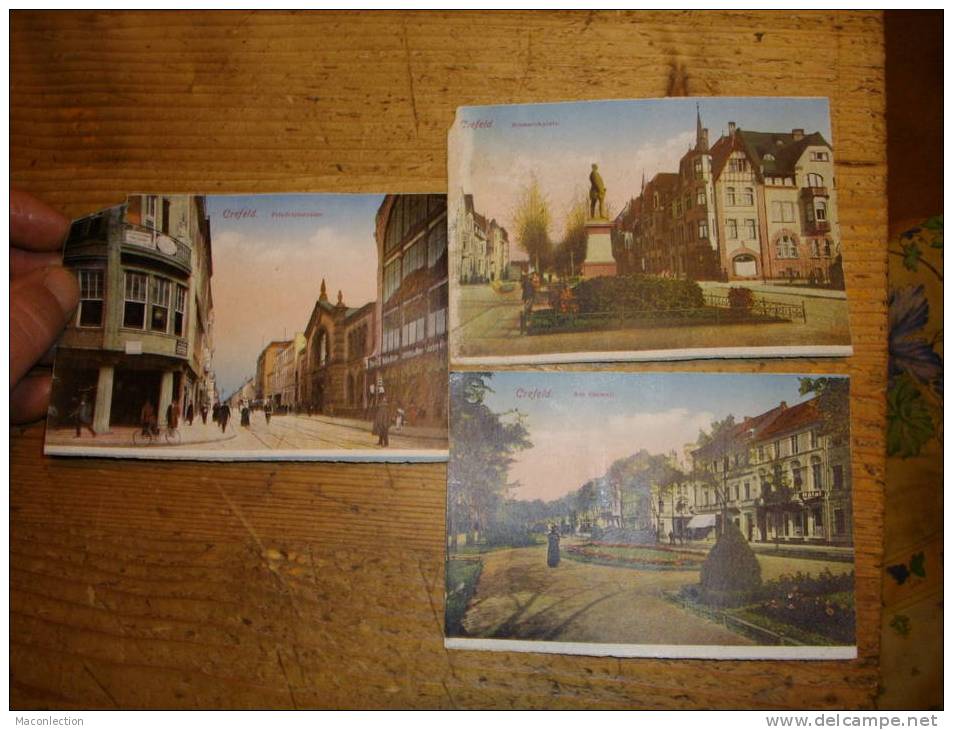 LOT 15 Cartes De Crefeld ( Not All In Good Condition - Krefeld