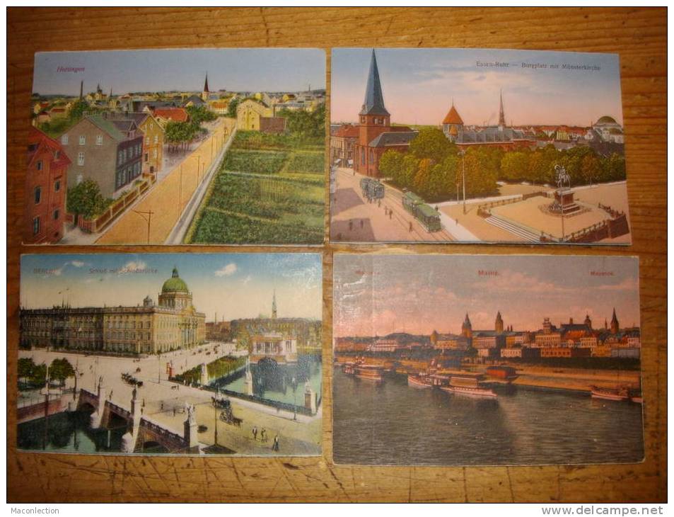 LOT 23 Cartes ALLEMANDE GERMANY DEUTCHLAND ( Not All In Good Condition - Collections & Lots