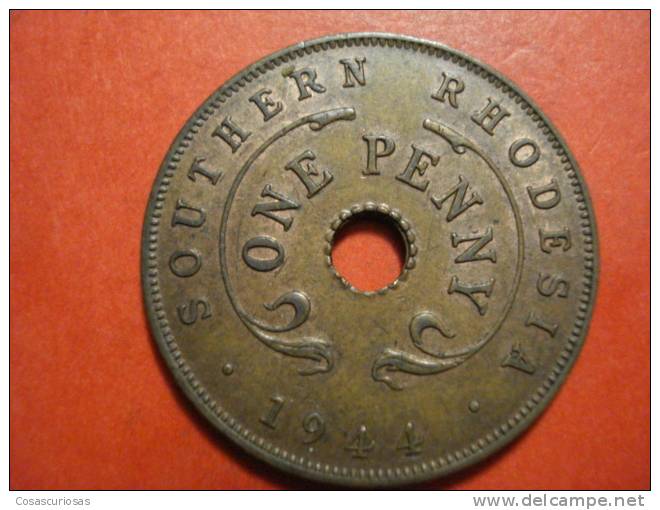 2532 SOUTHERN RHODESIA RODESIA ONE PENNY      AÑO / YEAR  1944  UNCIRCULATED- - Rhodésie