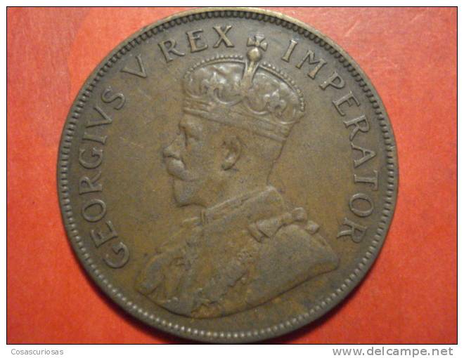 2538 SOUTH AFRICA SUD AFRICA   ONE PENNY    BARCO SHIP   AÑO / YEAR  1936 VF - Südafrika