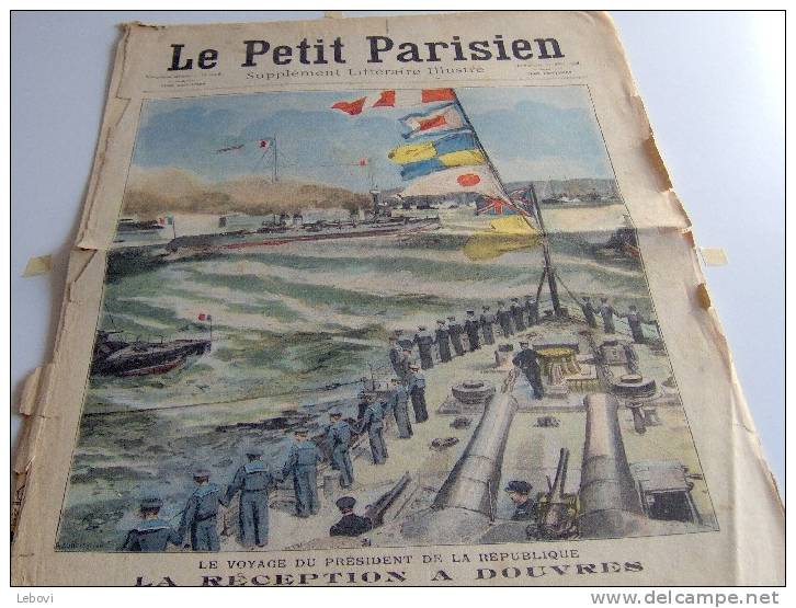 "Le Petit Parisien - Supplément Littéraire Illustré" N° 1008 Du 31/05/1908 (Le Voyage Du Président De La République" - Le Petit Parisien