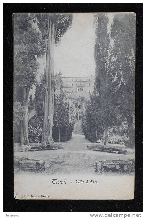 1912 TIVOLI VILLA D´ESTE  VIAGGIATA - Tivoli