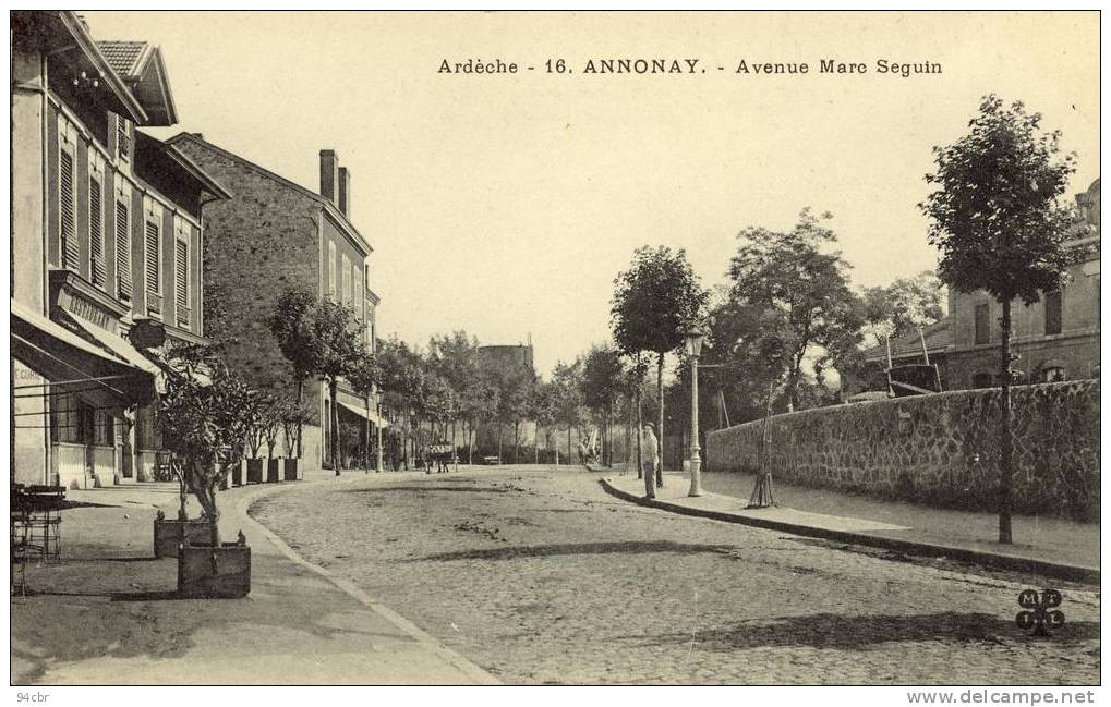 CPA (07)    ANNONAY Avenue Marc Seguin - Annonay