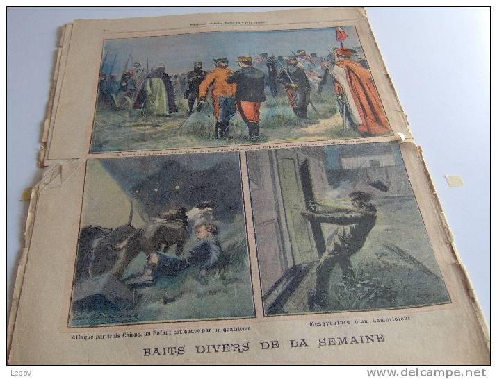 "Le Petit Parisien - Supplément Littéraire Illustré" N° 982 Du 01/12/1907 : Faits Divers : PANTIN Et MONTFERMAIL - Le Petit Parisien