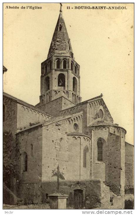 CPA (07)  BOURG SAINT ANDEOL L Eglise - Bourg-Saint-Andéol