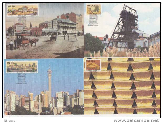 RSA-1986 Johannesburg The  Golden City  Maximum Cards - Other & Unclassified