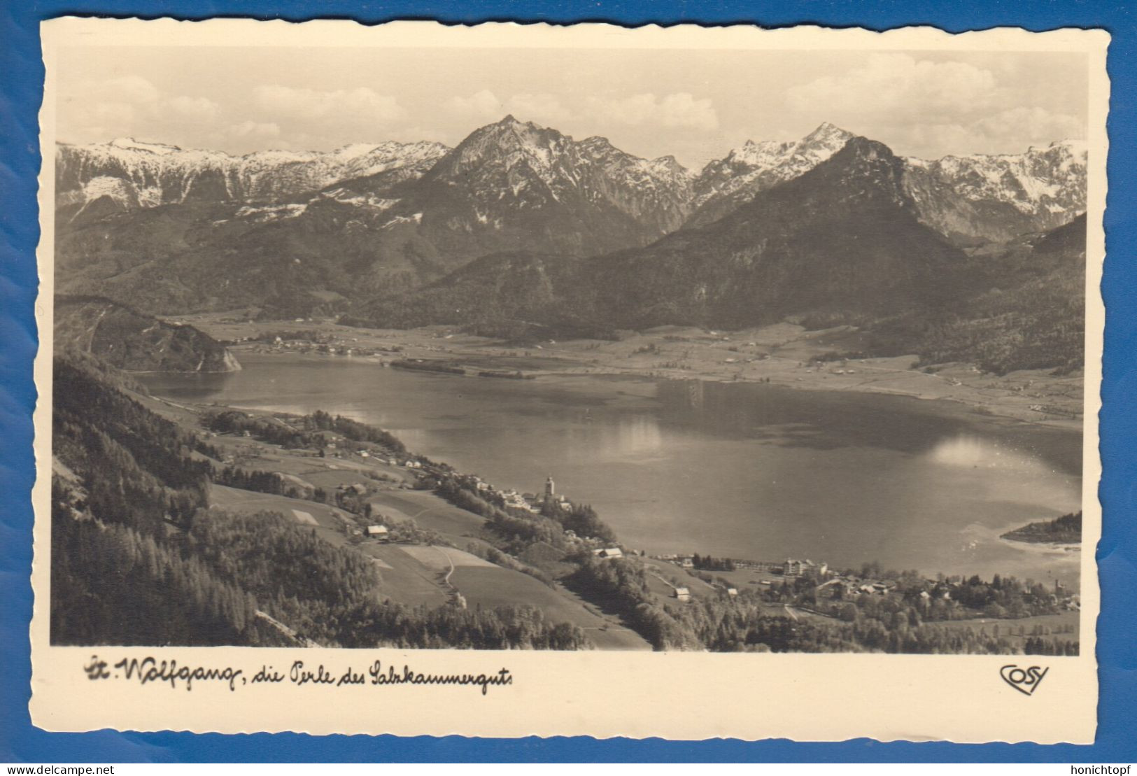 Österreich; St. Wolfgang Am See; Salzkammergut; Panorama Mit See; Stempel Hotel Weisses Rößl - St. Wolfgang