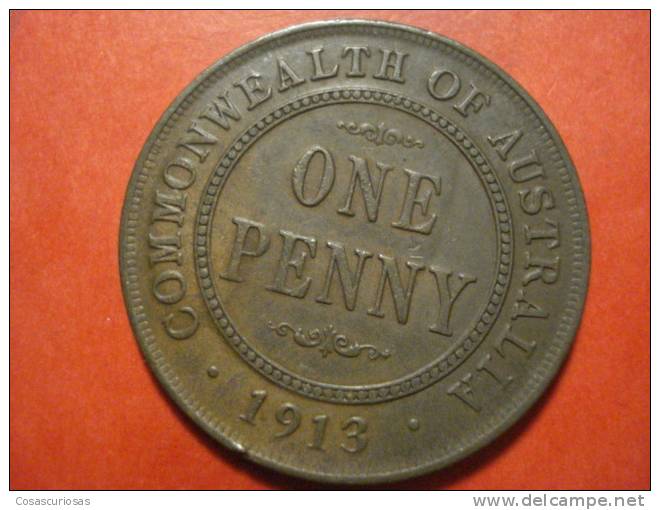 25602 AUSTRALIA ONE PENNY      AÑO / YEAR  1913   VF - Penny