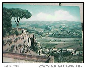 ORVIETO TERNI PANORAMA E ROCCA CON STAZIONE FERROVIARIA SCALO VB1965 BD9688 - Terni