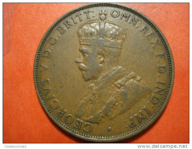 2566  AUSTRALIA ONE PENNY       AÑO / YEAR  1936   VF+ - Penny