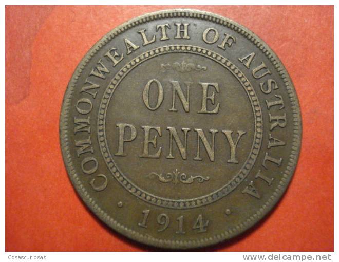 2570  AUSTRALIA ONE PENNY       AÑO / YEAR  1914   VF- - Penny