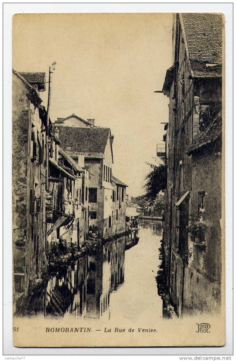 P4 - ROMORANTIN - La Rue De Venise - Romorantin