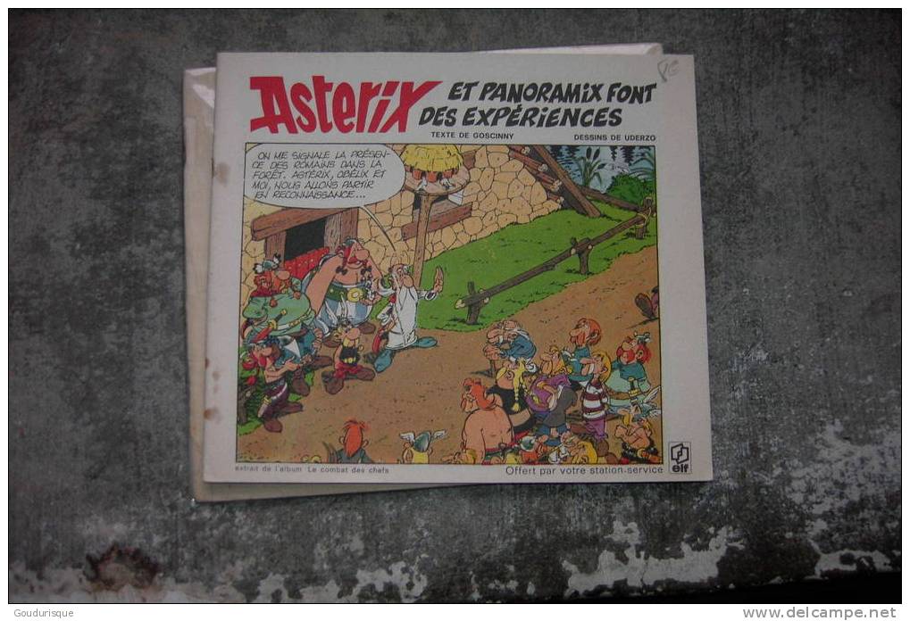 ASTERIX ELF ET PANORAMIX FONT DES EXPERIENCES - Asterix