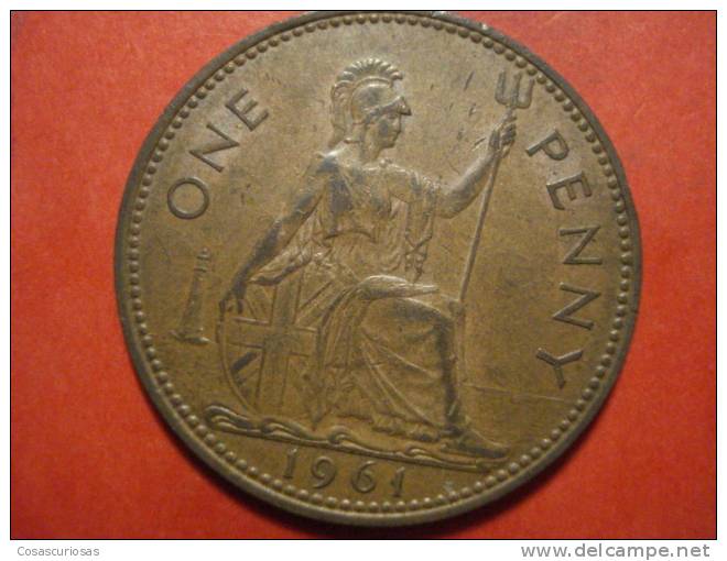 2636 UNITED KINGDOM  UK GRAN BRETAÑA  1 PENNY   AÑO / YEAR  1965   XF++ - D. 1 Penny