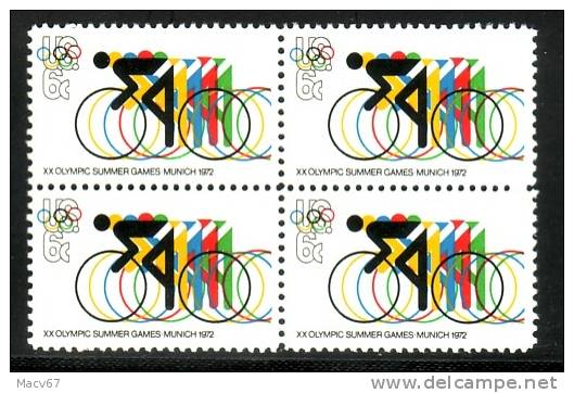 U.S. 1460X4  **  OLYMPICS  BICYCLING - Unused Stamps