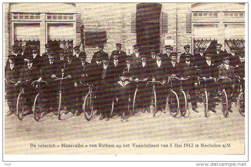 Rothem : Veloclub Maasvallei Op Het Vaandelfeest Te Maasmechelen 1912 - Dilsen-Stokkem