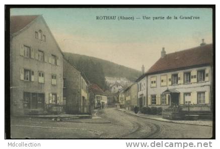 67 ROTHAU Une Partie De La Grande Rue  BELLE CARTE COULEUR - Rothau