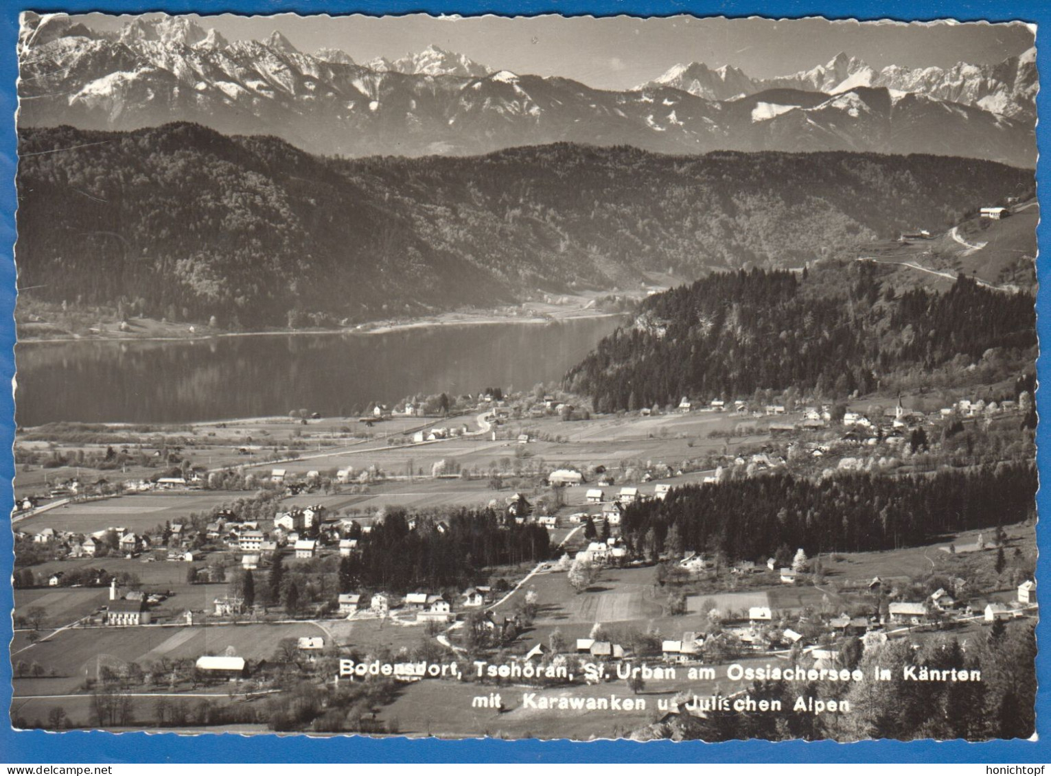 Österreich; Bodensdorf; Tschöran; Ossiachersee Mit Karwanken; 1962 - Ossiachersee-Orte