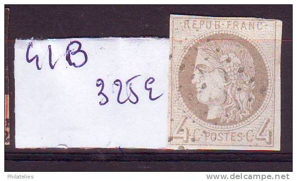 41 B  COTE 325 E - 1870 Bordeaux Printing