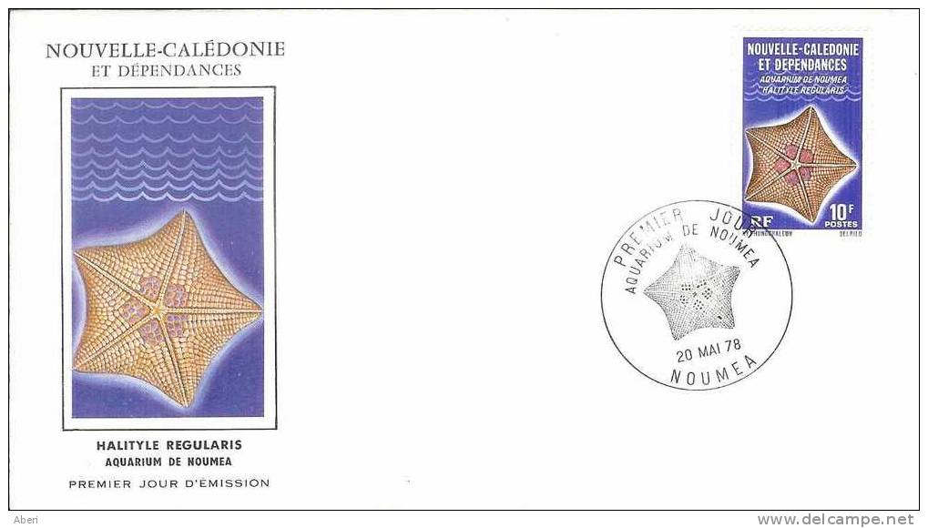 FDC 105 Nlle CALEDONIE - POSTE 419 - ETOILE De MER  - STARFISH - FDC