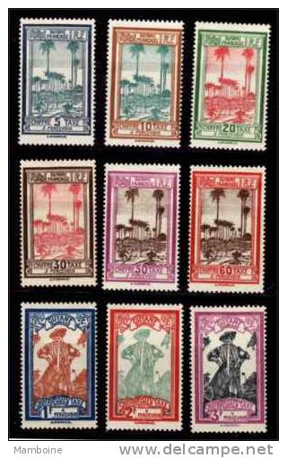 GUYANE ~ Taxe 13 à 21 Neuf  X  (avec Trace De Charn...) Serie Compl.. - Unused Stamps